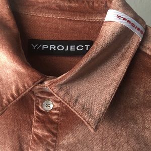 Y/project velvet blouse- unisex